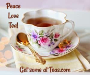 Peace Love Tea - stock photo facebook-photo size