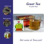 Sample Promo Tea with background